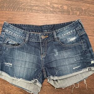 Buffalo David Bitton Dark Blue Jean Shorts